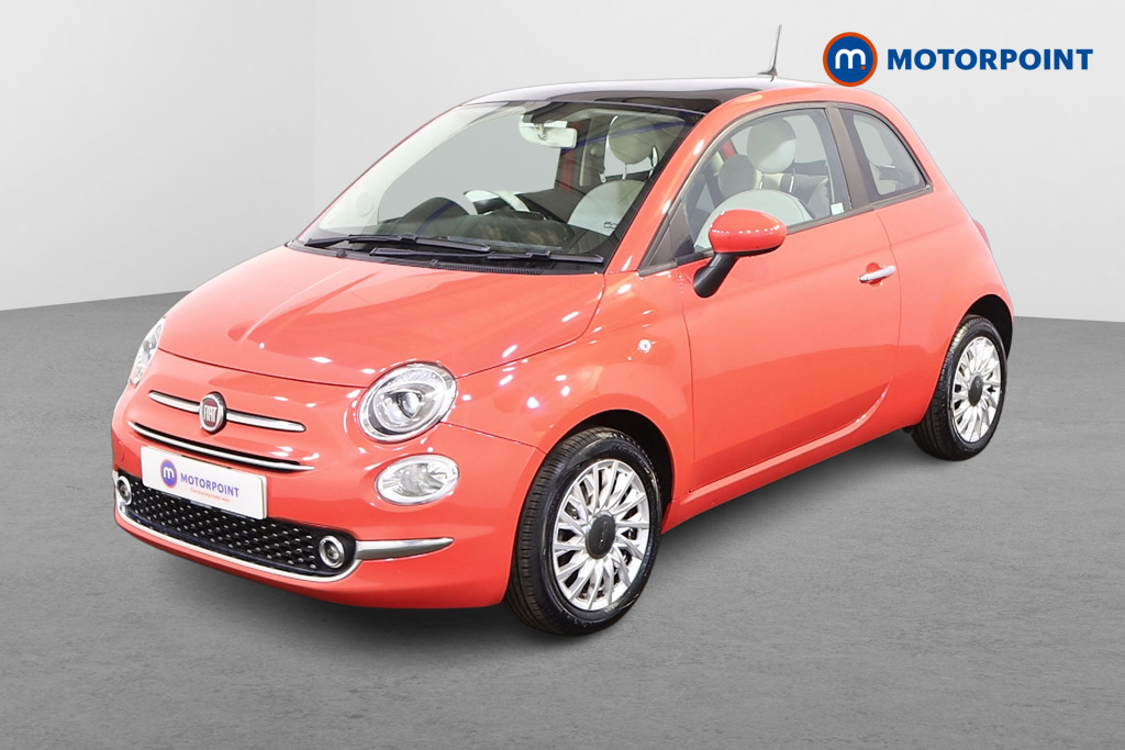 Fiat 500 Lounge Manual Petrol-Electric Hybrid Hatchback - Stock Number (1477426) - Passenger side front corner