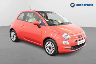 Fiat 500 Lounge Manual Petrol-Electric Hybrid Hatchback - Stock Number (1477426) - Drivers side front corner