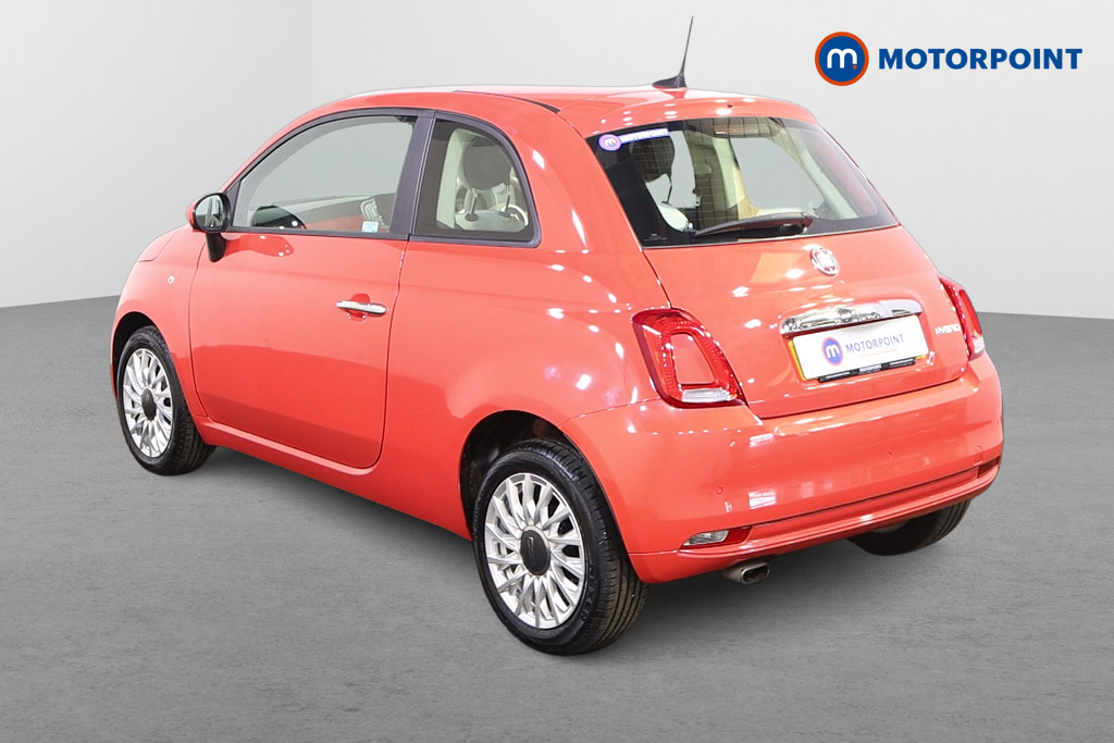 Fiat 500 Lounge Manual Petrol-Electric Hybrid Hatchback - Stock Number (1477426) - Passenger side rear corner