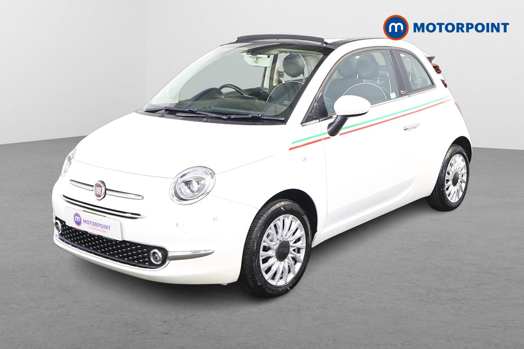 Fiat 500 Lounge Manual Petrol Convertible - Stock Number (1477607) - Passenger side front corner