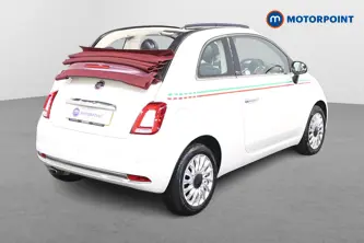 Fiat 500 Lounge Manual Petrol Convertible - Stock Number (1477607) - Drivers side rear corner