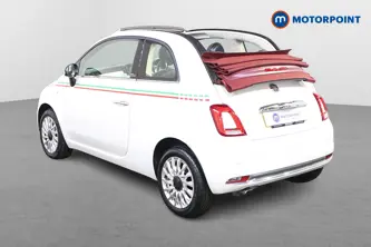 Fiat 500 Lounge Manual Petrol Convertible - Stock Number (1477607) - Passenger side rear corner