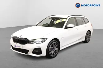 BMW 3 Series M Sport Automatic Petrol Plug-In Hybrid Estate - Stock Number (1479431) - Passenger side front corner