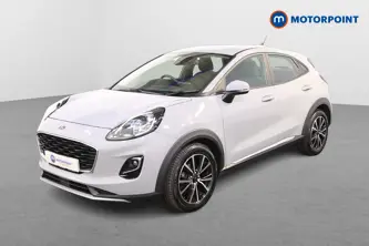 Ford Puma Titanium Manual Petrol-Electric Hybrid SUV - Stock Number (1481273) - Passenger side front corner