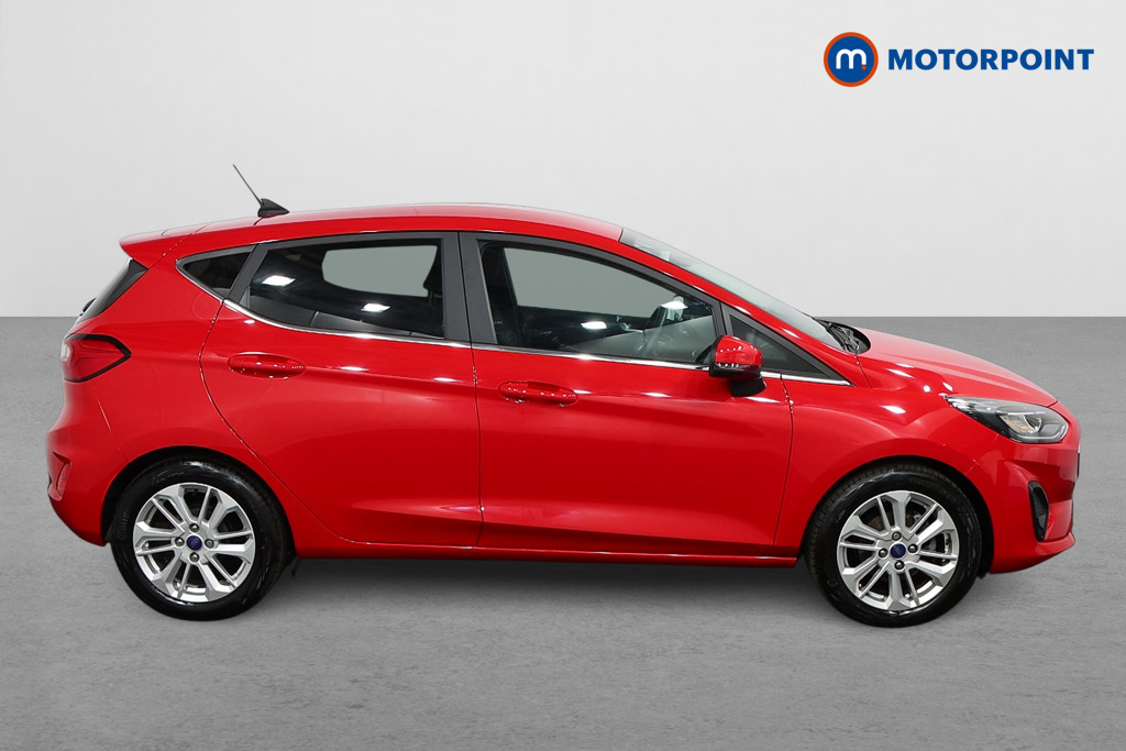 Ford Fiesta Titanium Manual Petrol-Electric Hybrid Hatchback - Stock Number (1481869) - Drivers side