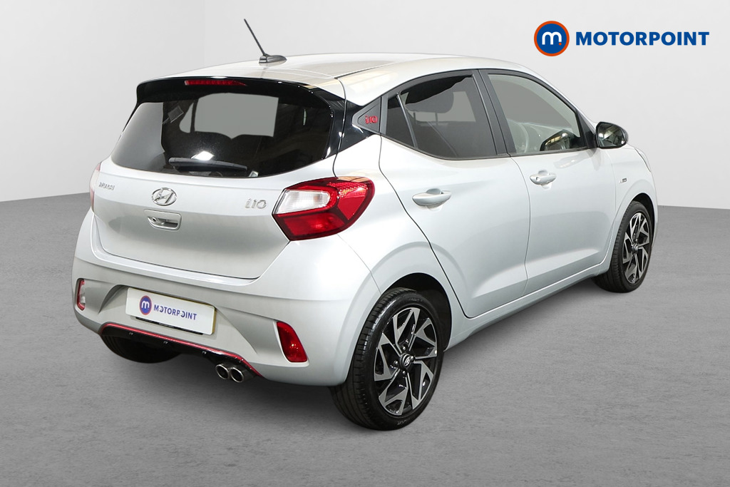 Hyundai I10 N Line Manual Petrol Hatchback - Stock Number (1478157) - Drivers side rear corner