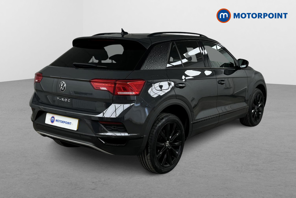 Volkswagen T-Roc Black Edition Manual Petrol SUV - Stock Number (1475959) - Drivers side rear corner