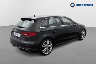 Audi A3 S Line Manual Petrol Hatchback - Stock Number (1479155) - Drivers side rear corner