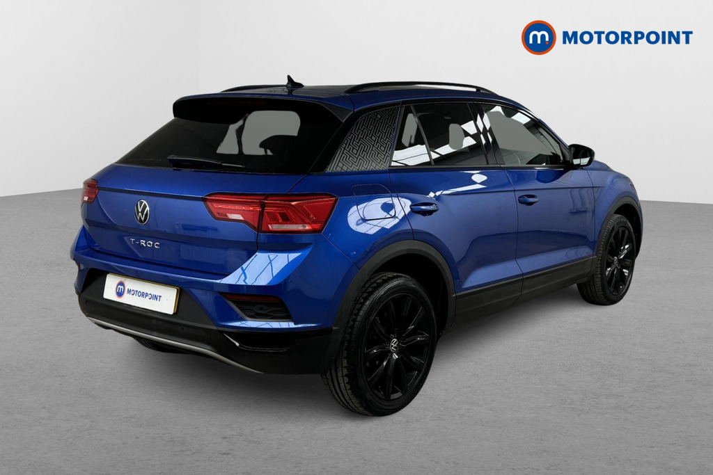 Volkswagen T-Roc Black Edition Manual Petrol SUV - Stock Number (1480234) - Drivers side rear corner