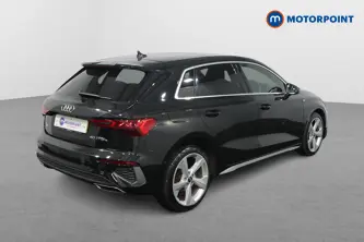 Audi A3 S Line Automatic Petrol Plug-In Hybrid Hatchback - Stock Number (1482360) - Drivers side rear corner