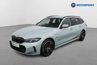 BMW 3 Series M Sport Automatic Petrol Plug-In Hybrid Estate - Stock Number (1483745) - Passenger side front corner