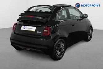 Fiat 500 Icon Automatic Electric Convertible - Stock Number (1484559) - Drivers side rear corner