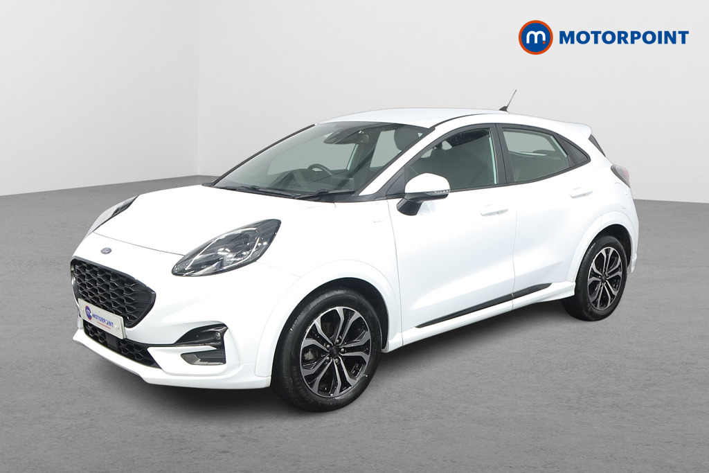 Ford Puma St-Line Manual Petrol-Electric Hybrid SUV - Stock Number (1483720) - Passenger side front corner