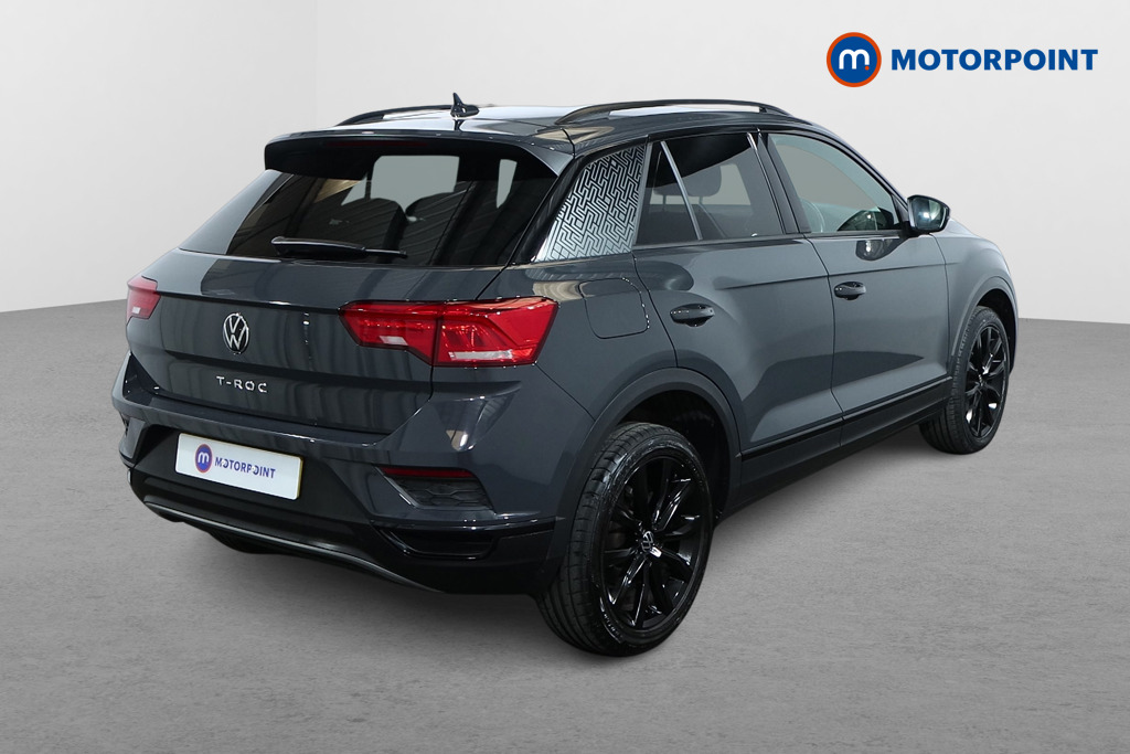 Volkswagen T-Roc Black Edition Manual Petrol SUV - Stock Number (1485301) - Drivers side rear corner