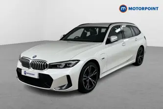 BMW 3 Series M Sport Automatic Petrol Plug-In Hybrid Estate - Stock Number (1481619) - Passenger side front corner