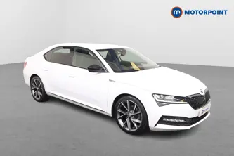 Skoda Superb Sport Line Plus Automatic Petrol Hatchback - Stock Number (1483701) - Drivers side front corner