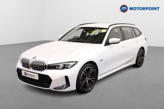 BMW 3 Series M Sport Automatic Petrol Plug-In Hybrid Estate - Stock Number (1477273) - Passenger side front corner