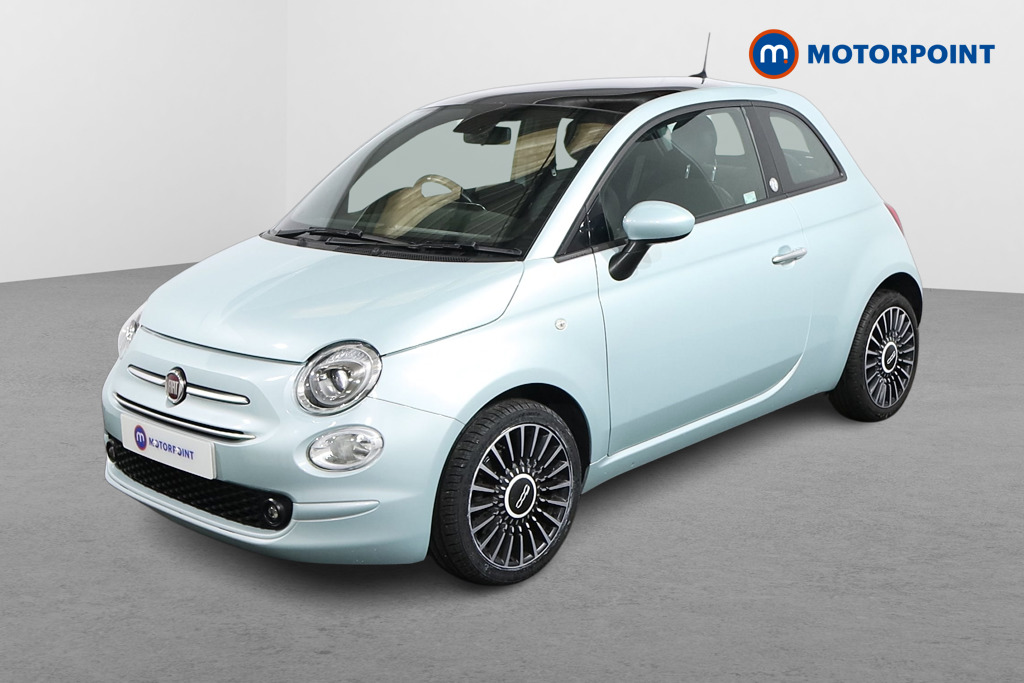 Fiat 500 Launch Edition Manual Petrol-Electric Hybrid Hatchback - Stock Number (1479335) - Passenger side front corner