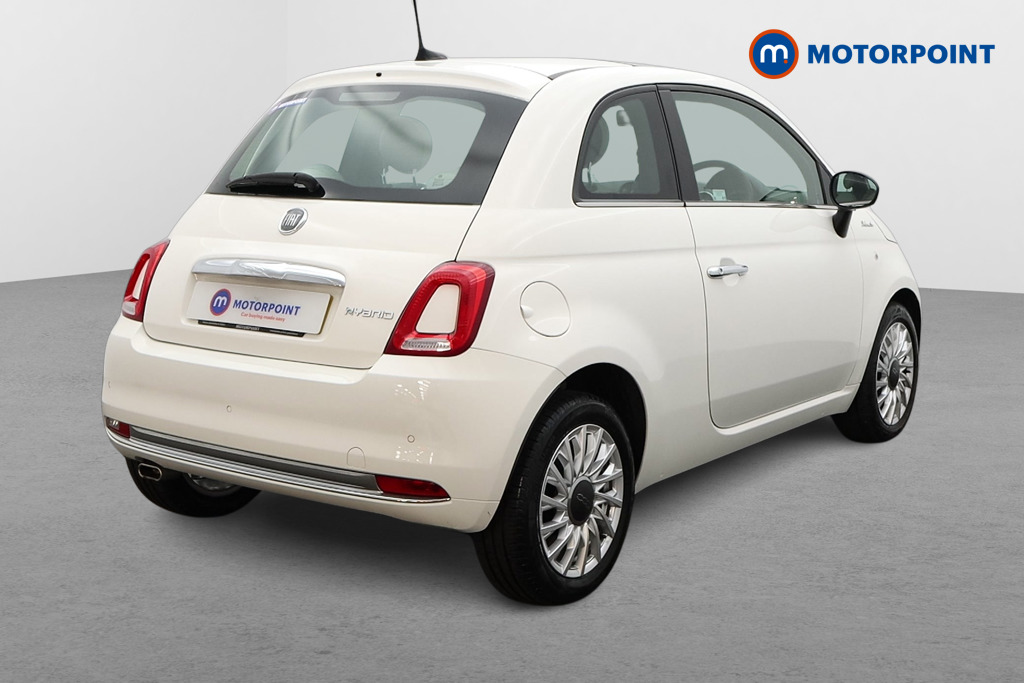 Fiat 500 Dolcevita Manual Petrol-Electric Hybrid Hatchback - Stock Number (1483100) - Drivers side rear corner