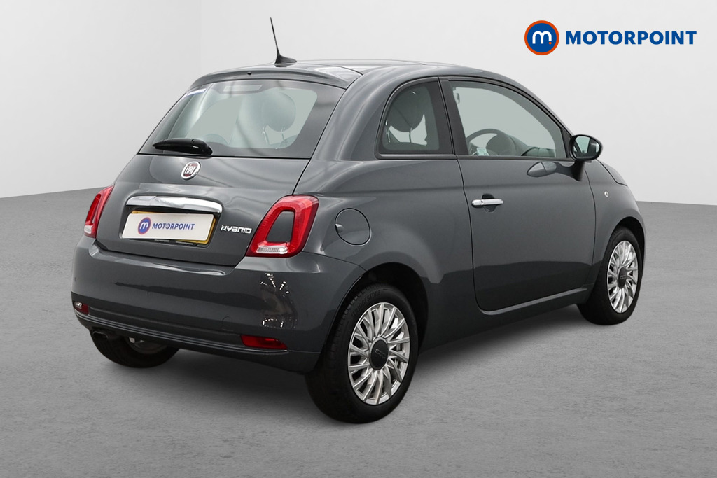 Fiat 500 Lounge Manual Petrol-Electric Hybrid Hatchback - Stock Number (1483996) - Drivers side rear corner