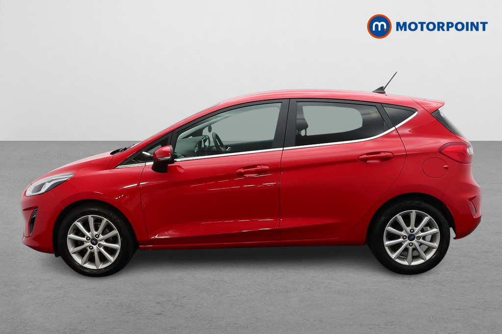 Ford Fiesta Titanium Manual Petrol-Electric Hybrid Hatchback - Stock Number (1477200) - Passenger side