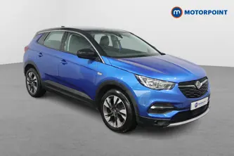 Vauxhall Grandland X Sport Nav Manual Petrol SUV - Stock Number (1480053) - Drivers side front corner