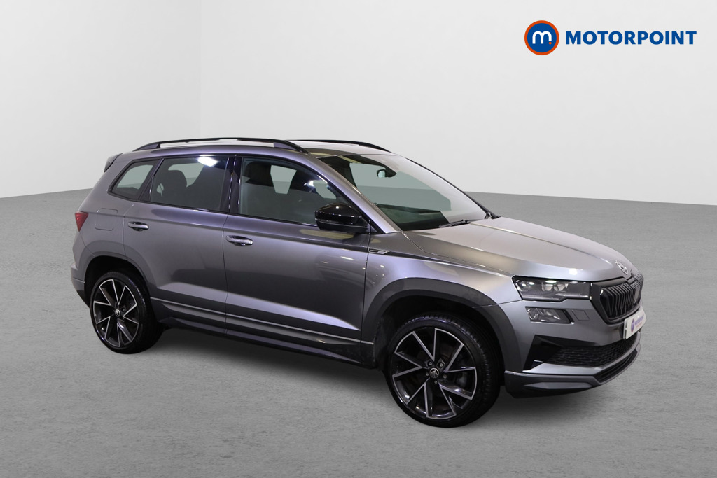 Skoda Karoq Sportline Manual Petrol SUV - Stock Number (1482290) - Drivers side front corner