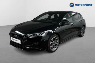 Ford Focus St-Line X Automatic Petrol-Electric Hybrid Hatchback - Stock Number (1481811) - Passenger side front corner