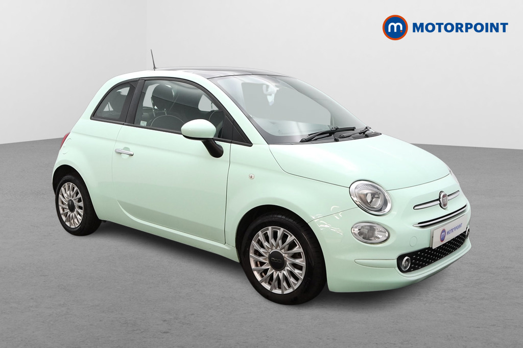 Fiat 500 Lounge Manual Petrol-Electric Hybrid Hatchback - Stock Number (1480610) - Drivers side front corner