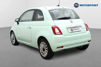 Fiat 500 Lounge Manual Petrol-Electric Hybrid Hatchback - Stock Number (1480610) - Passenger side rear corner