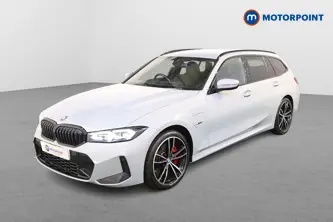 BMW 3 Series M Sport Automatic Petrol Plug-In Hybrid Estate - Stock Number (1484751) - Passenger side front corner