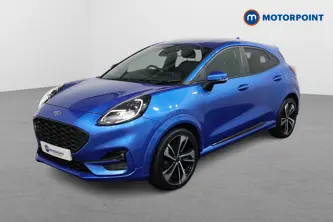 Ford Puma St-Line X Manual Petrol-Electric Hybrid SUV - Stock Number (1485346) - Passenger side front corner