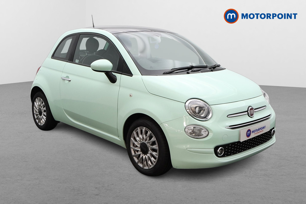 Fiat 500 Lounge Manual Petrol-Electric Hybrid Hatchback - Stock Number (1479500) - Drivers side front corner