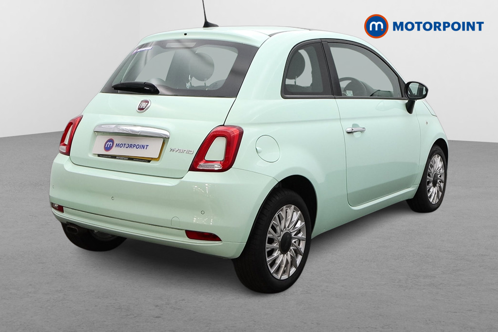 Fiat 500 Lounge Manual Petrol-Electric Hybrid Hatchback - Stock Number (1479500) - Drivers side rear corner