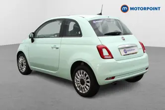 Fiat 500 Lounge Manual Petrol-Electric Hybrid Hatchback - Stock Number (1479500) - Passenger side rear corner