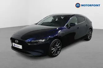 Mazda 3 Sport Lux Manual Petrol-Electric Hybrid Hatchback - Stock Number (1476547) - Passenger side front corner