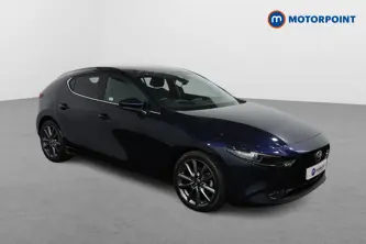 Mazda 3 Sport Lux Manual Petrol-Electric Hybrid Hatchback - Stock Number (1476547) - Drivers side front corner