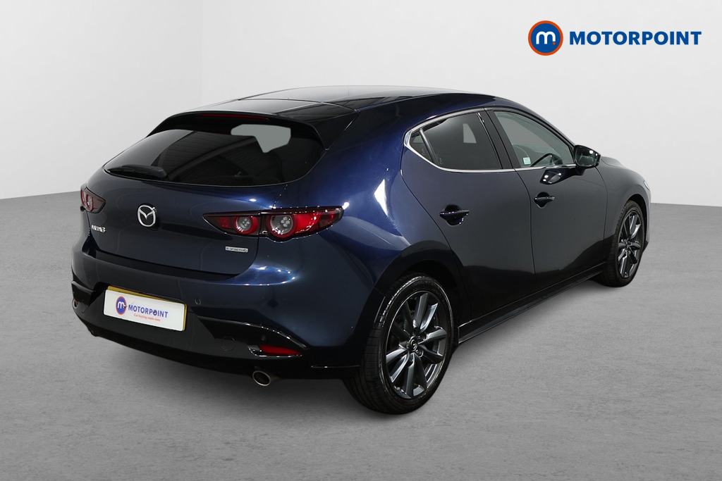 Mazda 3 Sport Lux Manual Petrol-Electric Hybrid Hatchback - Stock Number (1476547) - Drivers side rear corner