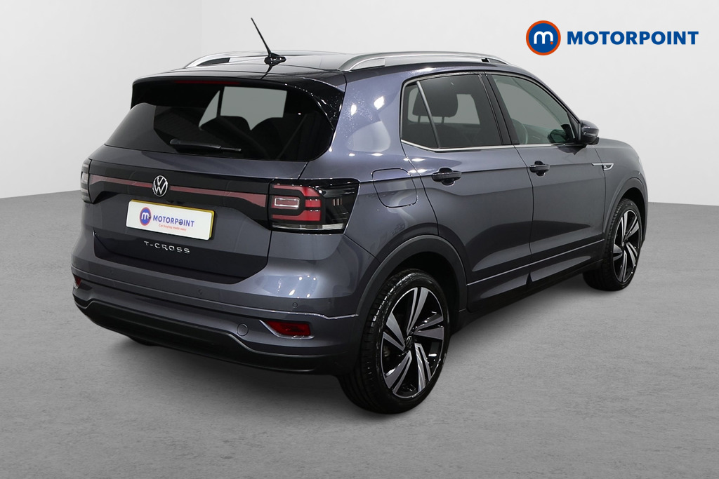 Volkswagen T-Cross R-Line Manual Petrol SUV - Stock Number (1488510) - Drivers side rear corner