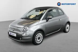 Fiat 500 Lounge Automatic Petrol Convertible - Stock Number (1486904) - Passenger side front corner