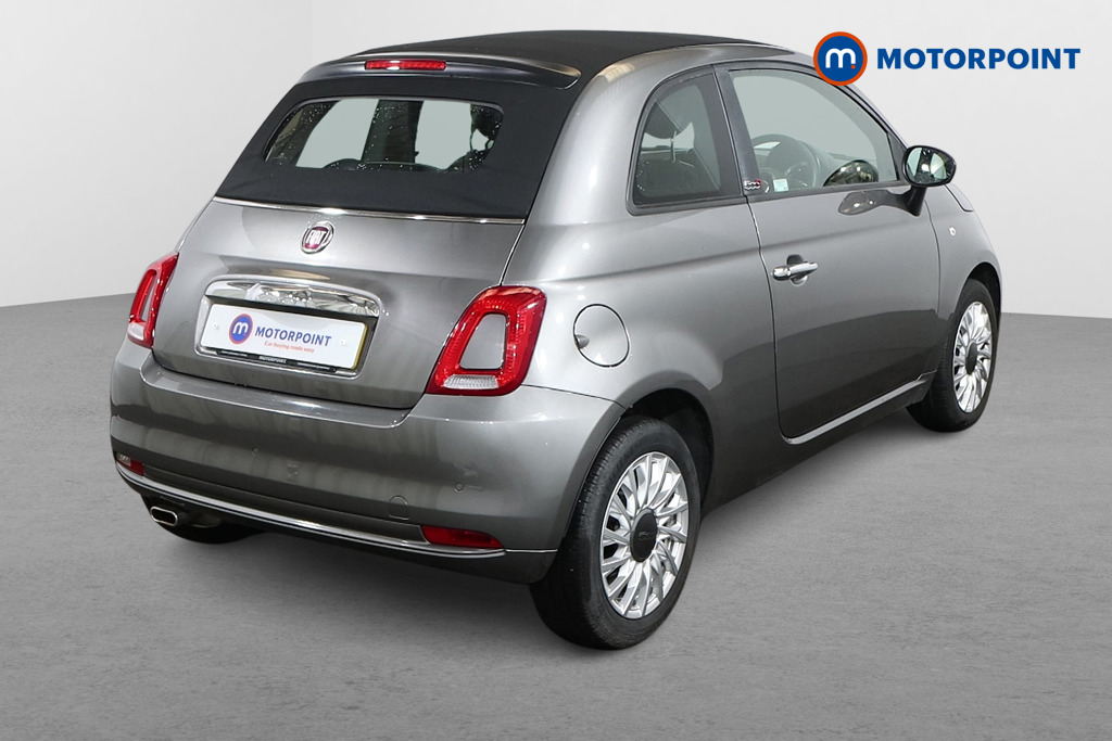 Fiat 500 Lounge Automatic Petrol Convertible - Stock Number (1486904) - Drivers side rear corner