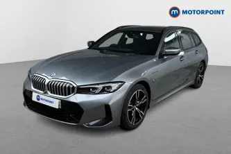 BMW 3 Series M Sport Automatic Petrol Plug-In Hybrid Estate - Stock Number (1481632) - Passenger side front corner