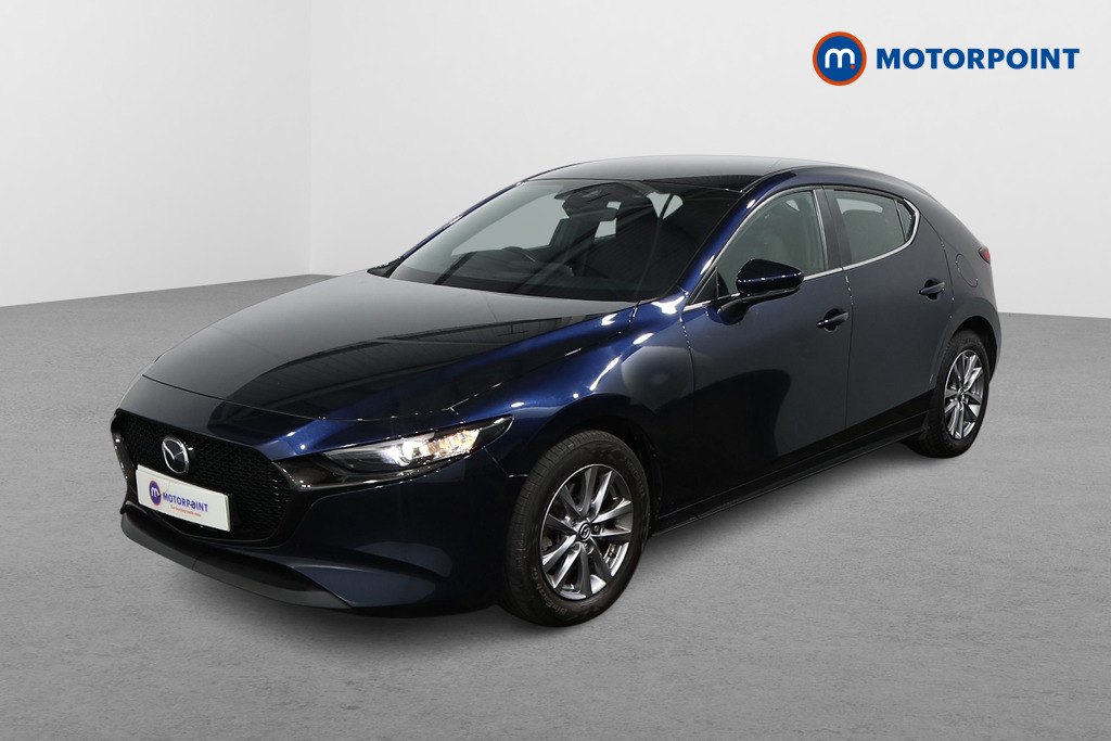 Mazda 3 Se-L Manual Petrol-Electric Hybrid Hatchback - Stock Number (1491427) - Passenger side front corner