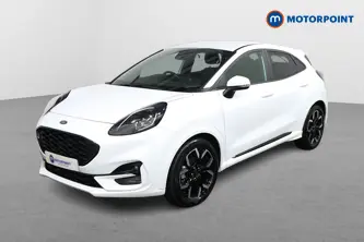 Ford Puma St-Line X Automatic Petrol-Electric Hybrid SUV - Stock Number (1489781) - Passenger side front corner