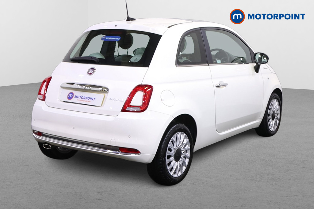 Fiat 500 Dolcevita Manual Petrol-Electric Hybrid Hatchback - Stock Number (1484109) - Drivers side rear corner