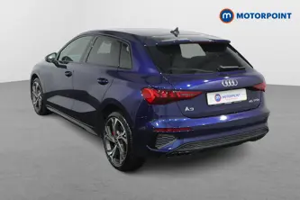 Audi A3 S Line Competition Automatic Petrol Plug-In Hybrid Hatchback - Stock Number (1489328) - Passenger side rear corner