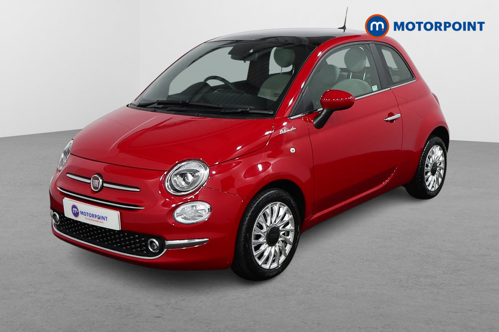 Fiat 500 Dolcevita Manual Petrol-Electric Hybrid Hatchback - Stock Number (1491108) - Passenger side front corner