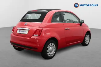 Fiat 500 POP Manual Petrol Convertible - Stock Number (1477367) - Drivers side rear corner