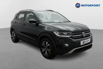 Volkswagen T-Cross Black Edition Manual Petrol SUV - Stock Number (1486036) - Drivers side front corner