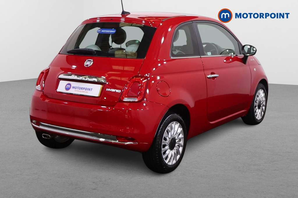 Fiat 500 Dolcevita Manual Petrol-Electric Hybrid Hatchback - Stock Number (1491122) - Drivers side rear corner